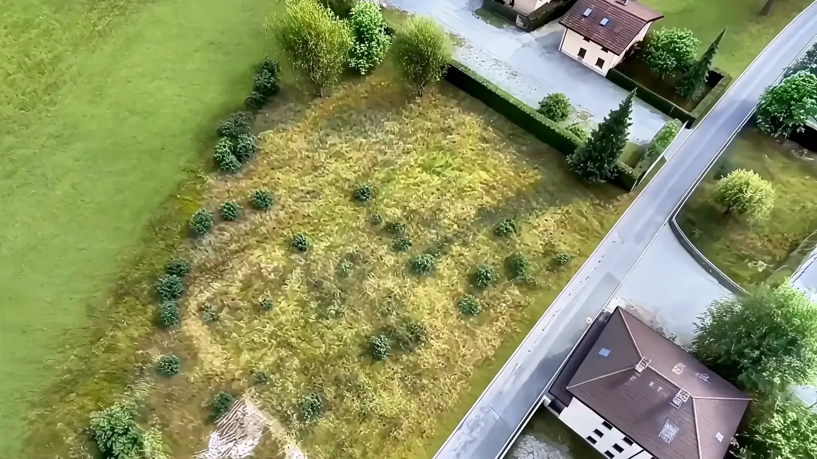 Le terrain d'un projet Cimmeco, avant construction